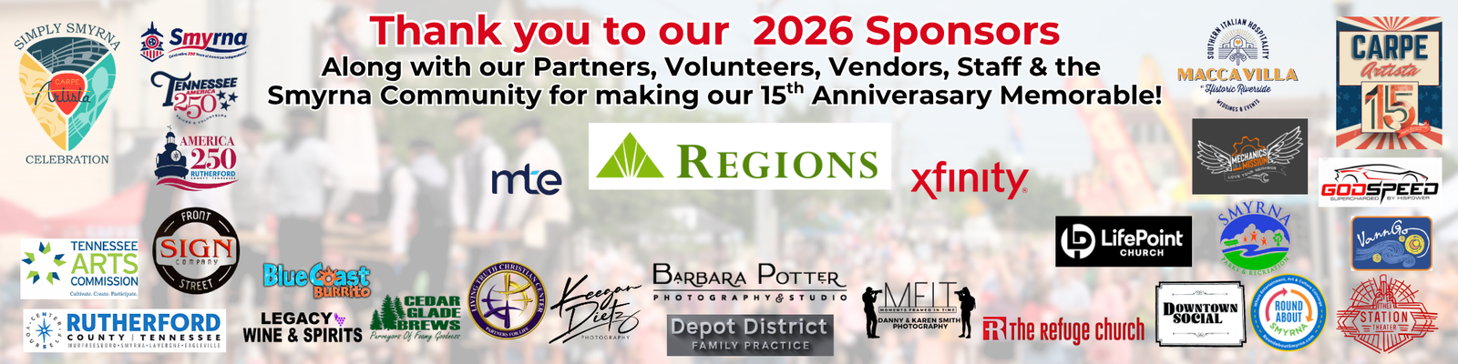 SSC Thank you to our 2026 Sponsors Web Banner